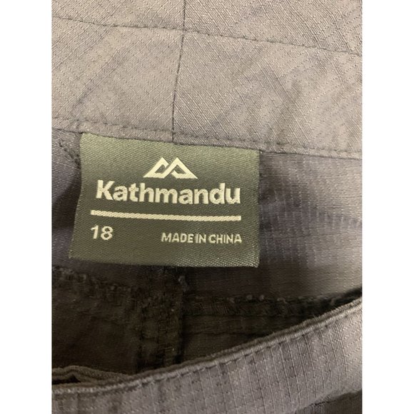 Kathmandu Cargo Cotton Outdoor Shorts Size 18 Gorpcore Hiking Casual - Picture 4 of 8